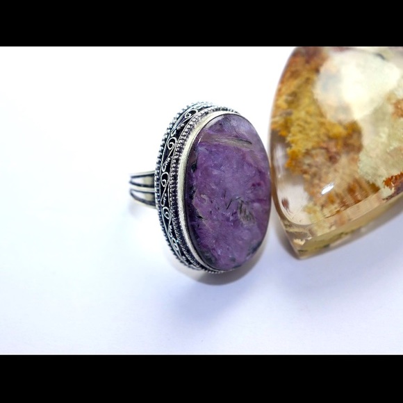 Siberian Charoite ring - Picture 3 of 9